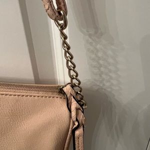 Light pink/tan purse crossbody